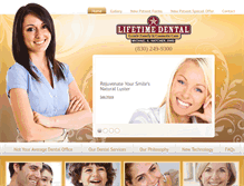 Tablet Screenshot of boernelifetimedental.com